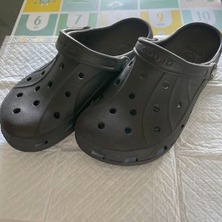 クロックス(crocs)の【値下12/21】クロックス　黒　ブラック(スリッポン/モカシン)