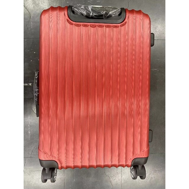 キャリーケース レッド Mサイズ 新品 拡張機能付き