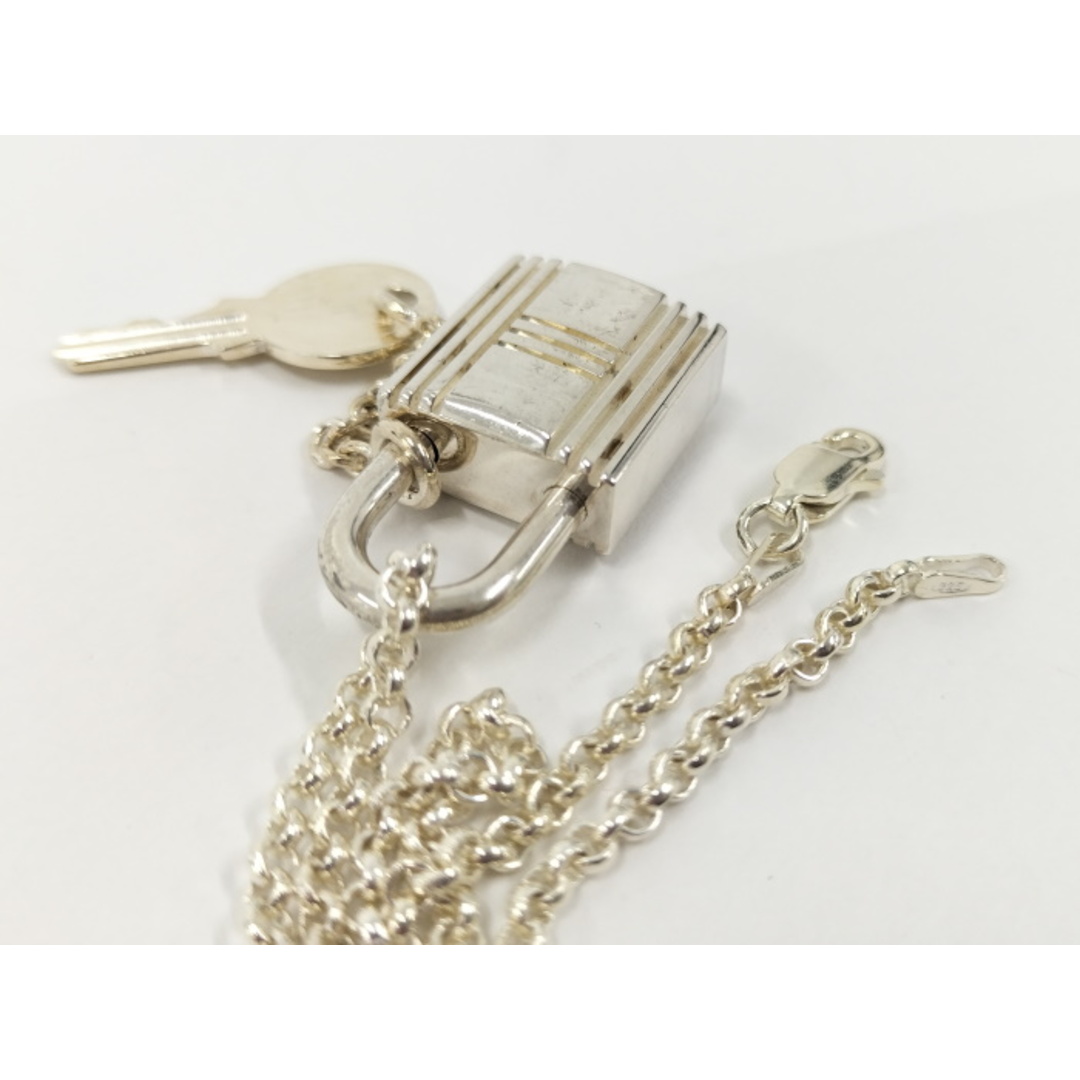 Hermes - HERMES ネックレス ペンダント カデナ キー 錠 鍵 SV925