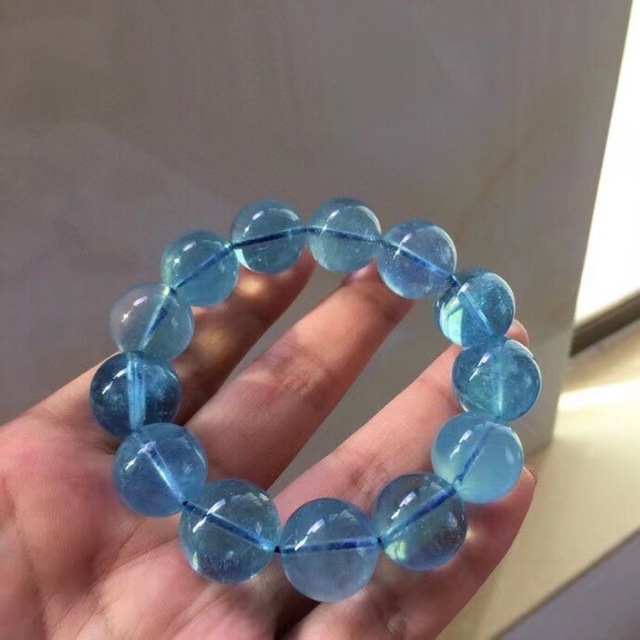 ⭐︎【天然】アクアマリン ブレスレット 18mm | www.innoveering.net