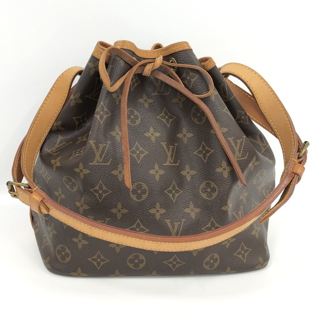 LOUIS VUITTON 巾着型 ショルダーバッグ プチノエ モノグラム