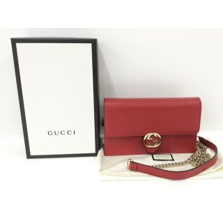 Gucci - GUCCI チェーンウォレット ショルダーバッグ インター