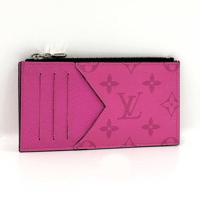 LOUIS VUITTON コインカード ホルダー 小銭入れ フューシャ タイガ