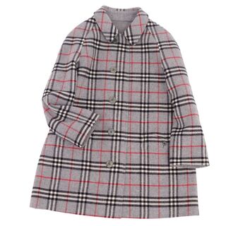 バーバリー(BURBERRY)の極美品 Vintage バーバリー Burberrys コート リバーシブル チェック ウール アウター レディース 7AB2(S相当) グレー(その他)