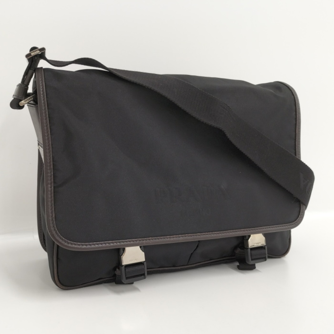 PRADA - PRADA メッセンジャーバッグ ナイロン ブラック VA0768 PRADA - PRADA メッセンジャーバッグ ナイロン ブラック VA0768