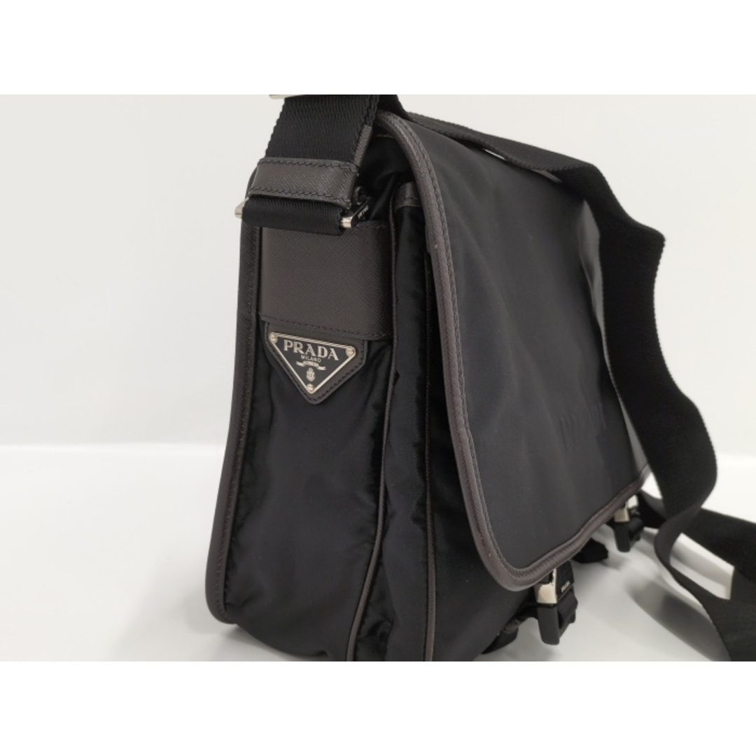 PRADA - PRADA メッセンジャーバッグ ナイロン ブラック VA0768 PRADA - PRADA メッセンジャーバッグ ナイロン ブラック VA0768