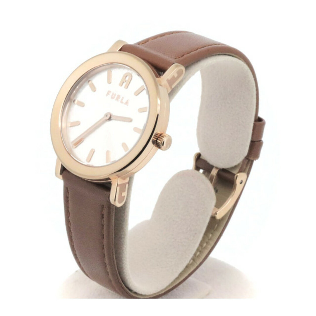 Furla(フルラ)のやや傷や汚れあり フルラ ミニマルシェイプ ドレスウォッチ MINIMAL SHAPE WW00007007L3 レディース ホワイト レディースのファッション小物(腕時計)の商品写真