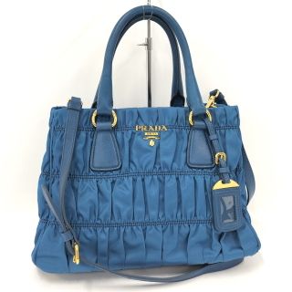 PRADA - PRADA 2WAYショルダーバッグ 斜めがけ ギャザー ナイロン