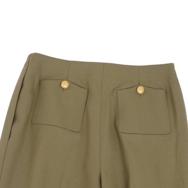 極美品 Vintage シャネル CHANEL パンツ 96A スラックスパンツ ココ