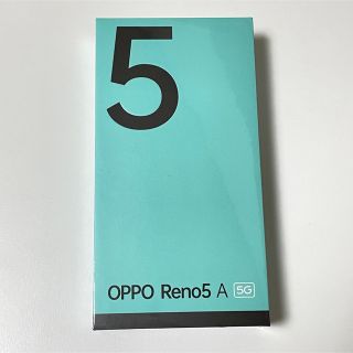 オッポ(OPPO)のOPPO Reno5 A eSIM A103OP シルバーブラック 本体(スマートフォン本体)