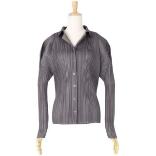 希少 美品 ISSEY MIYAKE SILK 長袖シャツ フリル-