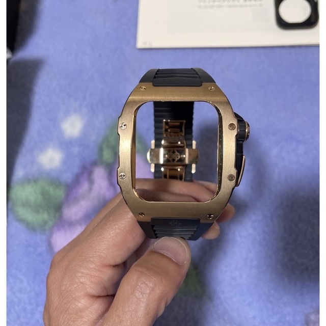 Apple Watch(アップルウォッチ)のgolden concept ゴールデンコンセプト　45㎜　美品 メンズの時計(その他)の商品写真