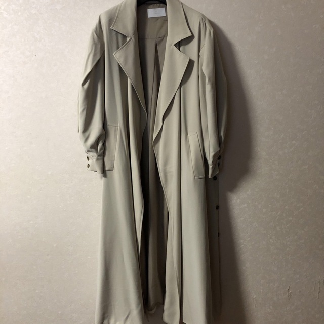 キクリ　kicri ロングコート　 レディースのジャケット/アウター(ロングコート)の商品写真