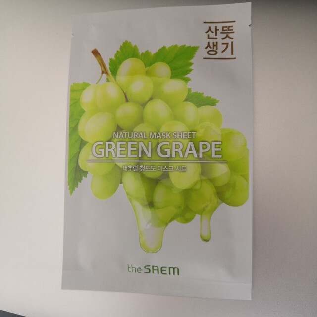 the saem(ザセム)のthe saem natural mask sheet green apple コスメ/美容のスキンケア/基礎化粧品(パック/フェイスマスク)の商品写真