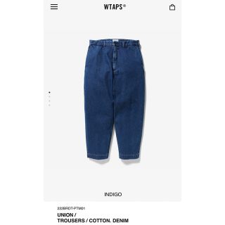 ダブルタップス(W)taps)の【L】WTAPS UNION TROUSERS COTTON DENIM(デニム/ジーンズ)