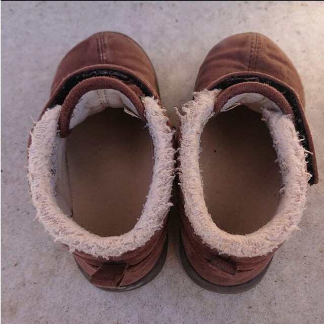 MUJI (無印良品)(ムジルシリョウヒン)の無印良品　ハイカットシューズ　ブーツ キッズ/ベビー/マタニティのキッズ靴/シューズ(15cm~)(ブーツ)の商品写真