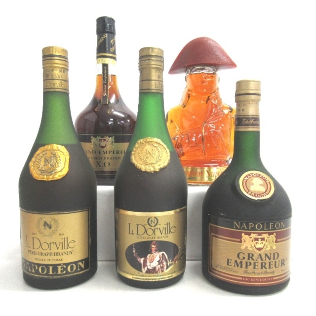 未開封★French Brandy【フレンチブランデー】 5本セット 700ml 箱なし