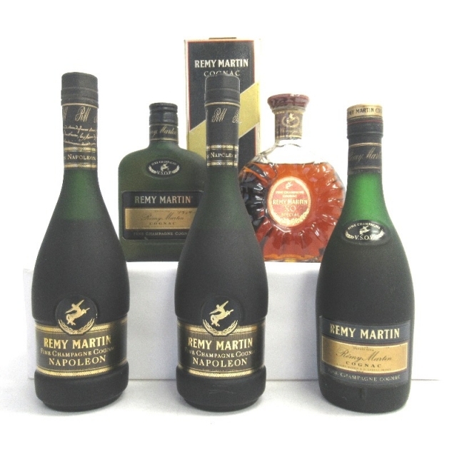 未開封★REMY MARTIN【レミーマルタン】 コニャック 5本セット 200/350ml 箱付