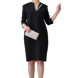 美品✨ヨーコチャン ワンピース 夏服 ノースリーブ カシュクール 日本製 M