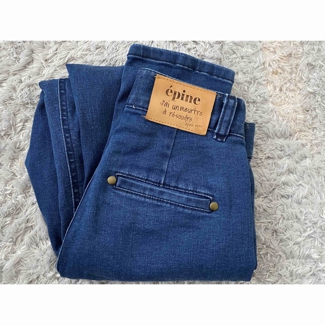 épine(エピヌ)のépine skinny denim blue エピヌ　ハイウエスト　デニム　 レディースのパンツ(デニム/ジーンズ)の商品写真