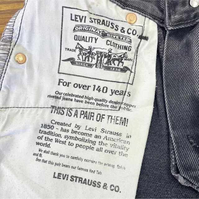 Levi''s リーバイス 595 W28L32 ヨーロッパ製 後染め 6