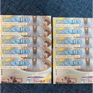 テルメ金沢　入場無料券(その他)