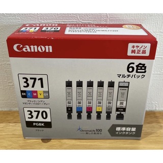 新品▪未使用純正インクカートリッジ Canon BCI-371+370/6MP