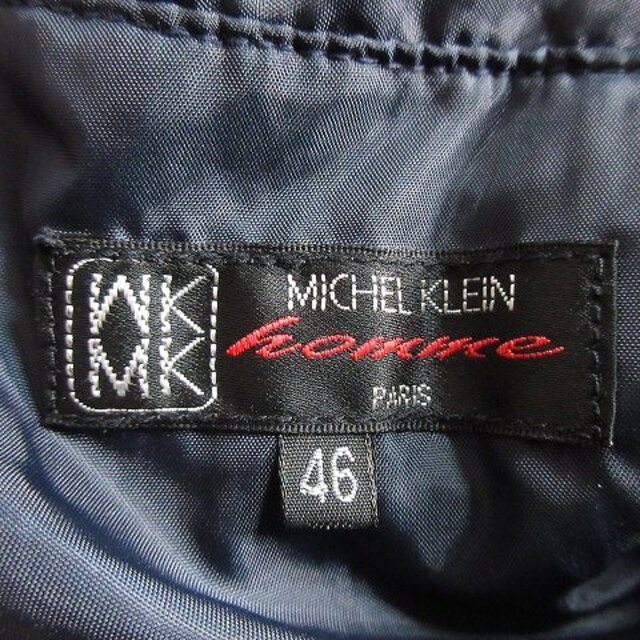 MK MICHEL KLEIN homme(エムケーミッシェルクランオム)のエムケーミッシェルクランオム コート チェスター 長袖 シングル 無地 46 黒 メンズのジャケット/アウター(その他)の商品写真