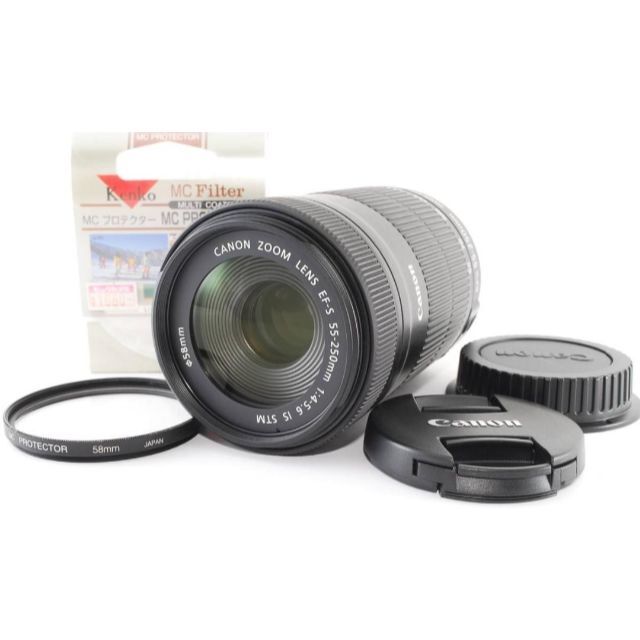 ★超美品 Canon キャノン EF-S 55-250 4-5.6 IS STM