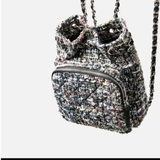 簡単購入 Zara ブラック スパンコール リュック 未使用 タグ付き