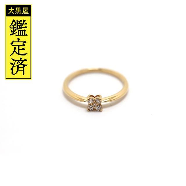 人気 指輪 ヴァンドーム青山 K18 【460】 8号 0.10ct ダイヤモンド