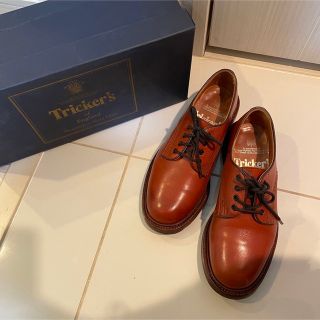 トリッカーズ(Trickers)のレア⭐︎Tricker's プレーン　レザーシューズ　モカシン(ローファー/革靴)