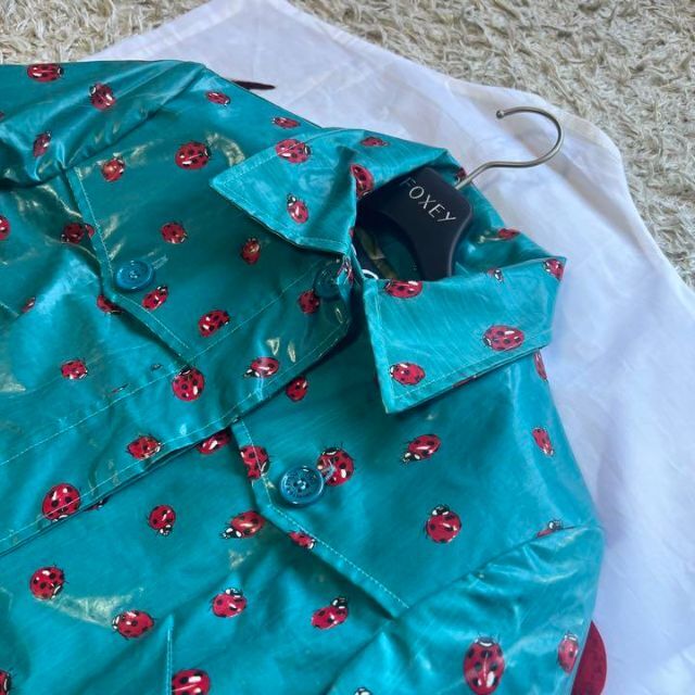 【良品】DOLCE & GABBANA 総柄ロングコート レインコート 38
