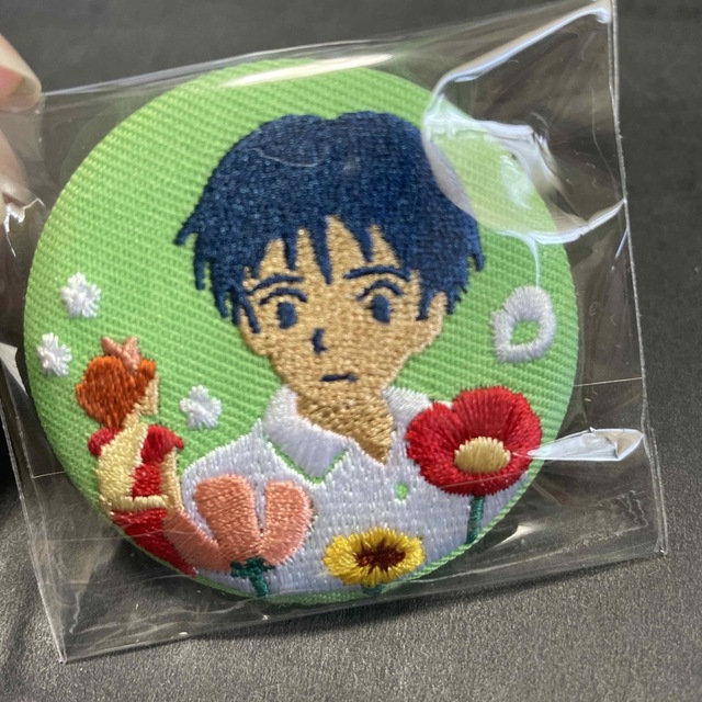 ジブリ(ジブリ)のジブリ　刺繍　缶バッジ エンタメ/ホビーのアニメグッズ(バッジ/ピンバッジ)の商品写真