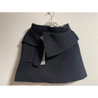 【美品】  MSGM / エムエスジーエム | スパンコール パッチワーク デザイン変形 スカート | 40 | ブラック | レディース
