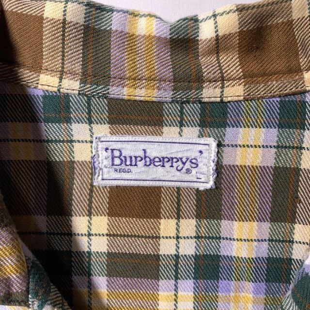 BURBERRY(バーバリー)の90s 古着 Burberrys バーバリー 開襟 パジャマシャツ グランジ L メンズのトップス(シャツ)の商品写真