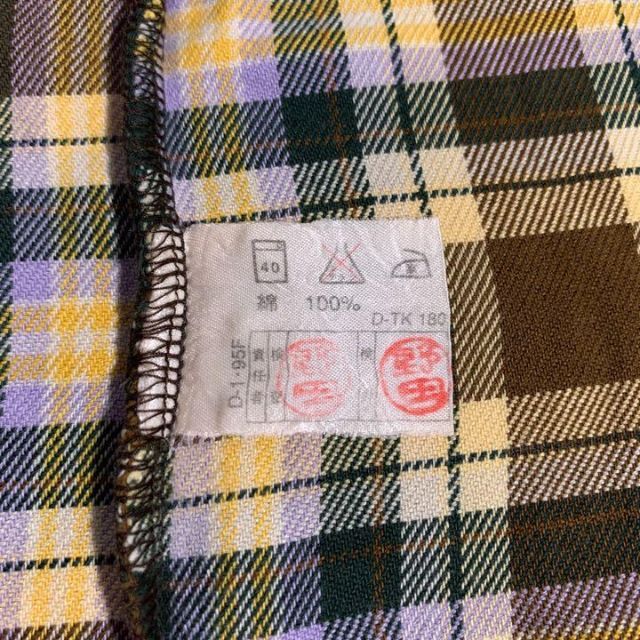 BURBERRY(バーバリー)の90s 古着 Burberrys バーバリー 開襟 パジャマシャツ グランジ L メンズのトップス(シャツ)の商品写真