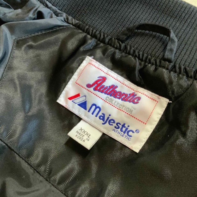 Majestic(マジェスティック)の希少 USA規格 majestic RAIDERS オーバーサイズジャケット メンズのジャケット/アウター(ブルゾン)の商品写真