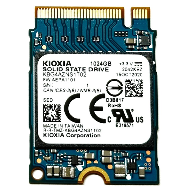 東芝(トウシバ)のキオクシア BG4 1TB 2230 SSD PCIe NVMe Gen3x4 スマホ/家電/カメラのPC/タブレット(PCパーツ)の商品写真