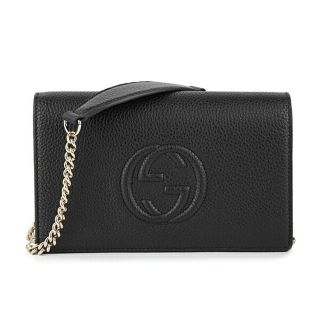 グッチ(Gucci)の新品 グッチ GUCCI ショルダーバッグ ソーホー ブラック(ショルダーバッグ)