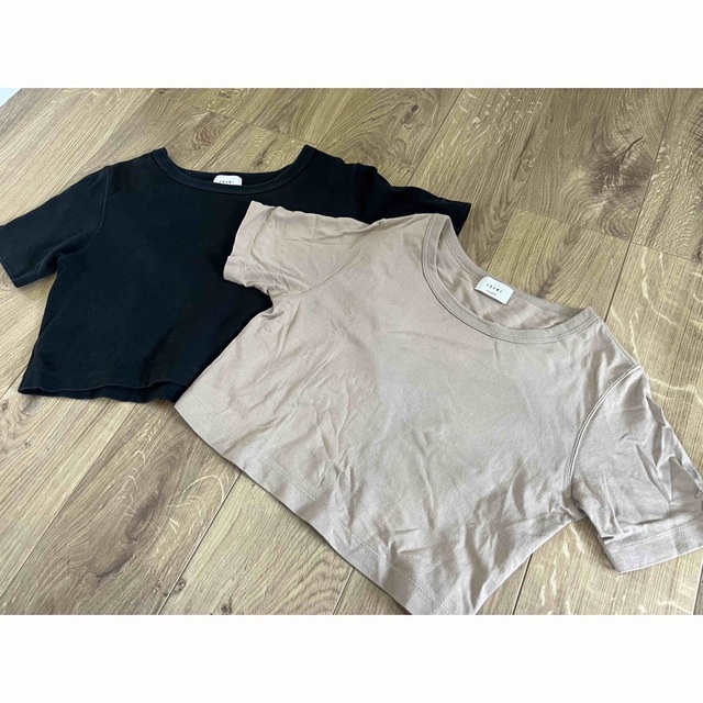 juemi  Basic Cotton Tee ２枚セット売り レディースのトップス(Tシャツ(半袖/袖なし))の商品写真