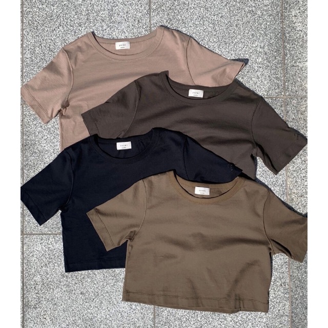 juemi  Basic Cotton Tee ２枚セット売り レディースのトップス(Tシャツ(半袖/袖なし))の商品写真