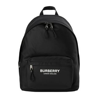 バーバリー(BURBERRY)の新品 バーバリー BURBERRY リュックサック ロゴプリント バックパック ブラック(リュック/バックパック)