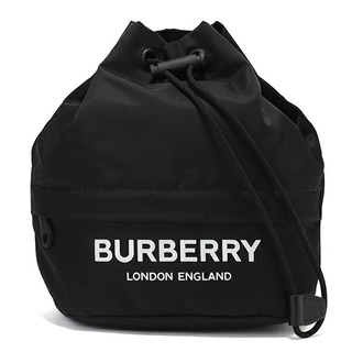 バーバリー(BURBERRY)の新品 バーバリー BURBERRY ハンドバッグ ドローコードポーチ ブラック(ハンドバッグ)