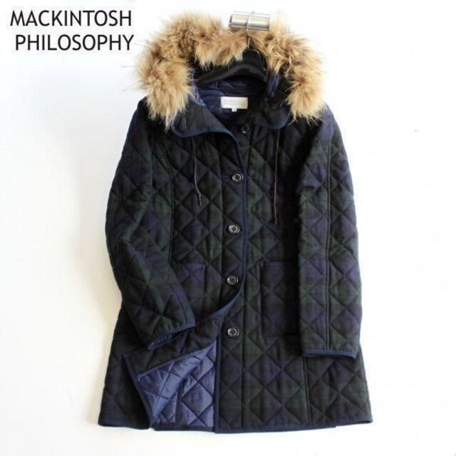 信頼】 マッキントッシュフィロソフィー キルティングコート 36サイズ