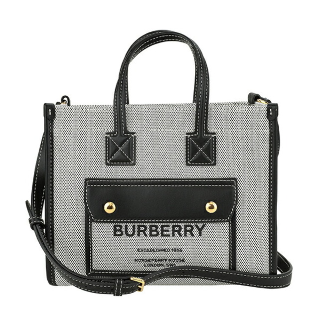 BURBERRY - 新品 バーバリー BURBERRY トートバッグ ミニ ツートン