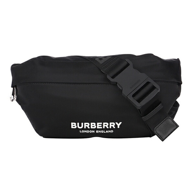 新品同様 BURBERRY - ブラック バムバッグ ソニー ウエストバッグ・ボディバッグ BURBERRY バーバリー 新品 ボディバッグ+ウエストポーチ