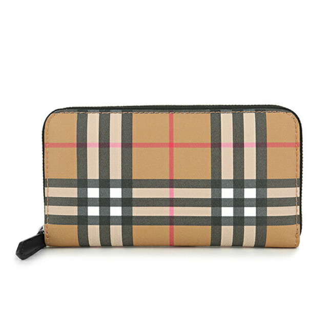 新品 バーバリー BURBERRY 長財布 ラウンドジップウォレット ブラック 黒 | フリマアプリ ラクマ