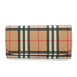 バーバリー(BURBERRY)の新品 バーバリー BURBERRY 長財布 コンチネンタルウォレット イエローブラウン系(財布)