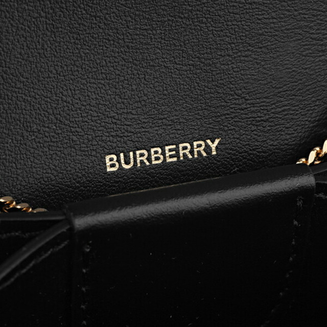 BURBERRY(バーバリー)の新品 バーバリー BURBERRY カードケース ウィズ デタッチャブルストラップ ブラック レディースのファッション小物(名刺入れ/定期入れ)の商品写真